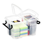 Strata boîte de rangement 224 x 305 x 182 mm couvercle papillon et poignées clips - 6 l - polypropylène ... Strata boîte de rangement 224 x 305 x 182 mm couvercle papillon et poignées clips - 6 l - polypropylène ...