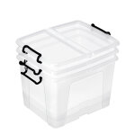 Strata bo�te de rangement 40 l avec couvercle - transparent