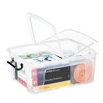 Strata bo�te de rangement 24 l avec couvercle - transparent