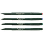 Stylo feutre extra - fin finepen 1511, rouge