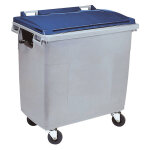 Sulo® conteneur poubelle mobile 4 roues - 660 litres prise frontale et prise latérale - gris, couvercle ... Sulo® conteneur poubelle mobile 4 roues - 660 litres prise frontale et prise latérale - gris, couvercle ...
