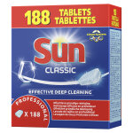 Sun sun classique, tablettes de lavage lave - vaisselle cycle court - baril de 188 pastilles