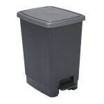 Sundis poubelle à pédale 30 l flat bin, coloris noir Sundis poubelle à pédale 30 l flat bin, coloris noir