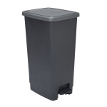Sundis poubelle à pédale 40 l flat bin, coloris noir Sundis poubelle à pédale 40 l flat bin, coloris noir