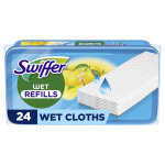 Swiffer lingettes humides citrus pour balai - boite de 24