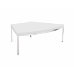 Table basse modulable d'accueil astro twist en mélaminé - blanc Table basse modulable d'accueil astro twist en mélaminé - blanc