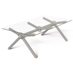 Table basse xylan 6 personnes l. 140 x l. 75 x h. 50cm - plateau en verre - structure et pieds galaxie ... Table basse xylan 6 personnes l. 140 x l. 75 x h. 50cm - plateau en verre - structure et pieds galaxie ...