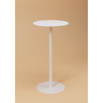 Table haute mange debout ronde trinquet diamètre 60 - intérieur - extérieur - plateau blanc - pied blanc ... Table haute mange debout ronde trinquet diamètre 60 - intérieur - extérieur - plateau blanc - pied blanc ...