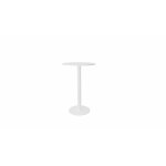 Table mange - debout plateau rond - gamme arche - diam�tre 70 cm - hauteur 106 cm - plateau blanc - pied ...