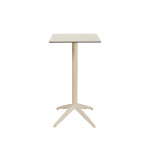 Table mange - debout quatro carrée ht 110 cm - usage extérieur - plateau basculant en polypropylène, ... Table mange - debout quatro carrée ht 110 cm - usage extérieur - plateau basculant en polypropylène, ...