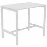 Table de réunion coworking burocolor - l. 120 x p. 80 cm - plateau blanc - pieds blanc Table de réunion coworking burocolor - l. 120 x p. 80 cm - plateau blanc - pieds blanc