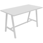 Table de r�union coworking coh�sion h. 107 x l. 180 x p. 90 cm - plateau blanc - pieds blanc