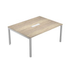 Table de réunion eminence - l. 160 x p. 120 cm - trappe d accès centrale - plateau chêne canadien - pieds ... Table de réunion eminence - l. 160 x p. 120 cm - trappe d accès centrale - plateau chêne canadien - pieds ...