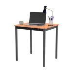 Table de r�union modulable rectangle - l. 70 x p. 60 cm - plateau h�tre - pieds gris