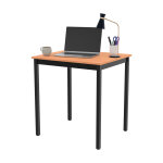Table de r�union modulable rectangle - l. 70 x p. 60 cm - plateau h�tre - pieds noir