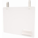 Tableau écritoire blanc avec plumier pour cloison solange - l. 70 x h. 58, 5 cm Tableau écritoire blanc avec plumier pour cloison solange - l. 70 x h. 58, 5 cm
