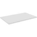Tablette m�lamin�e pour armoire nf environnement l. 80 cm - blanc