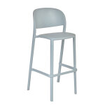 Tabouret haut d'ext�rieur lucia en polypropyl�ne recyclable - bleu
