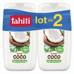 Tahiti gel douche tahiti lait de coco, flacon de 250 ml, lot de 2