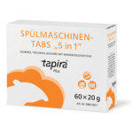 Tapira plus pastille pour lave - vaisselle 5 in 1, carton