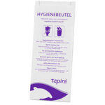 Tapira sac hyginique en papier, imprim, blanc