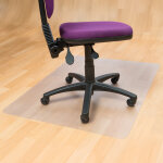 Tapis chaise de bureau sols durs transparent 92 x 121 cm