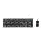 Targus akm622uk, taille r�elle (100 %), avec fil, usb, qwerty, noir, souris incluse