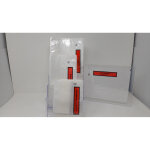 Techmay pochette porte - documents eco adhsive - documents ci - inclus - format c5 - 228 x 165 mm - ...