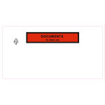 Techmay pochette porte - documents eco adh�sive - documents ci - inclus - format dl - 228 x 120 mm - ...