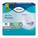 Tena slip absorbant tena expert pants super, taille medium, paquet de 12