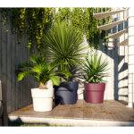 Tera pot de fleurs 'andromeda', diamtre: 580 mm, cloud