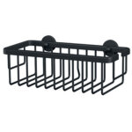 Tesa corbeille de douche moon black, 1 niveau, noir