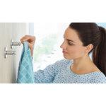 Crochet pour serviette smooz, avec colle, chrom�