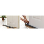 Tesa moll isolation bas de porte double joints, sols lisses