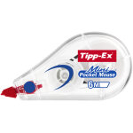 Tipp - ex mini pocket mouse rubans correcteurs - 6 m x 5 mm blanc translucide