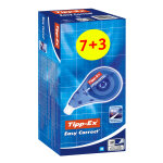 Tipp - ex easy correct rubans correcteurs - 12 m x 4, 2 mm blanc translucide - pack 7 + 3