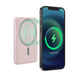 Tnb batterie portable compatible magsafe 5000 mah - powerbank � charge rapide 15w sans fil (qi) et 20w ...