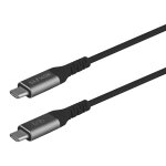 Tnb c�ble de charge usb - c / usb - c pour pc / mac - haute puissance 140w / 5a - longueur 2 m - noir ...