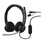 Tnb casque filaire professionnel activ200s - t�l�commande - connexion usb - a et usb - c - noir