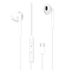 Tnb ecouteurs filaires c - buds usb type - c - t�l�commande sur le c�ble - blanc