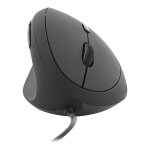 Tnb souris ergonomique verticale filaire pour gaucher - noir Tnb souris ergonomique verticale filaire pour gaucher - noir