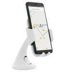 Tnb support smartphone voiture, fixation ventouse, blanc