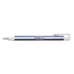 Tombow stylo gomme pointe ronde, corps bleu / blanc / noir