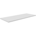Top de finition pour armoire  rideaux nf l. 120 cm - finition blanc