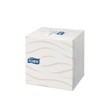 Tork mouchoirs double paisseur extra - doux premium - 140278 - bote format cube de 100