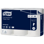 Tork papier toilette double paisseur universal blanc - 472165 - lot de 6 rouleaux de 200 feuilles