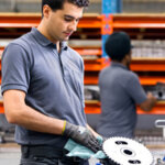 Rouleau nettoyant multi - usage, 1 couche, 60m, turquoise