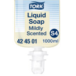 Tork savon liquide pour les mains senteur douce - 424501 - recharge pour distributeur s4 - 1 l Tork savon liquide pour les mains senteur douce - 424501 - recharge pour distributeur s4 - 1 l