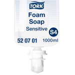 Tork savon mousse mains peau sensible testé dermatologiquement - 520701 - recharge 1000 ml pour distributeur ... Tork savon mousse mains peau sensible testé dermatologiquement - 520701 - recharge 1000 ml pour distributeur ...