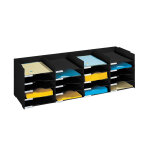 Trieur multicases largeur 90 cm noir